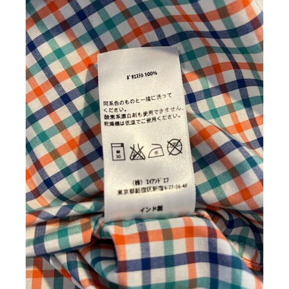 Kavu Lightweight Long Sleeve Plaid Button Up Shirt Dress Mens Sz S‎ Preppy Retro - Picture 14 of 15